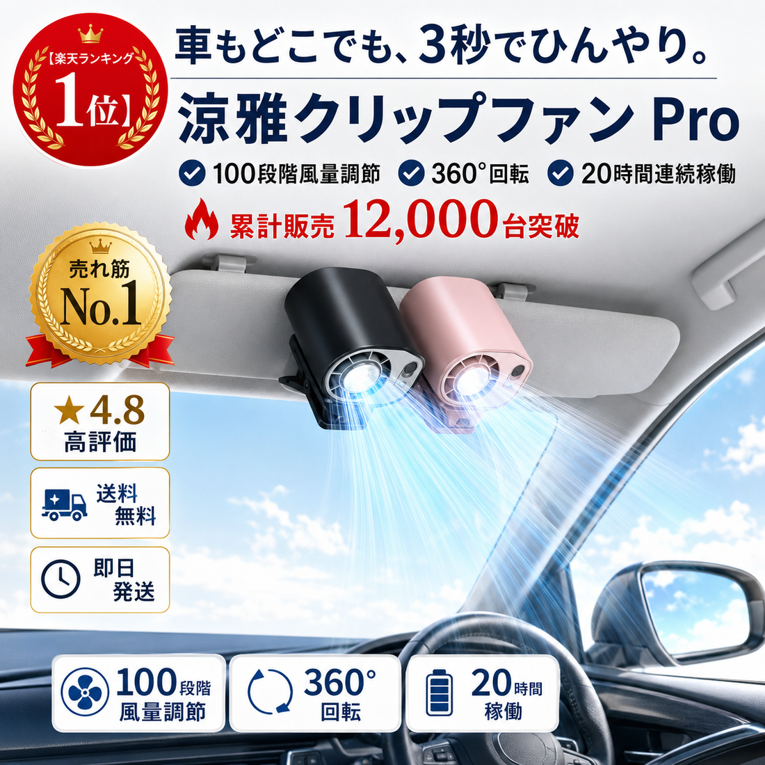 涼風ブレード Pro この夏本命の一台